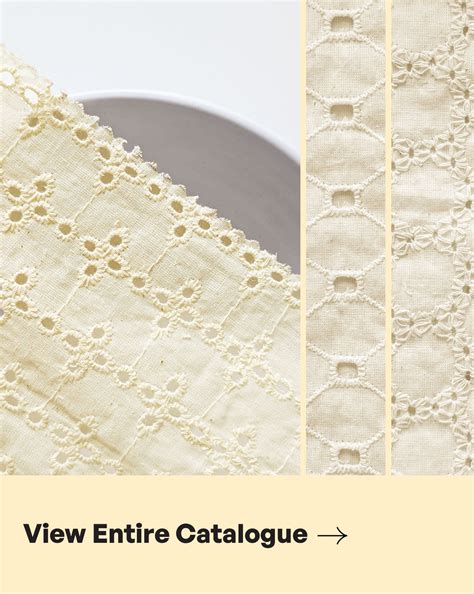 Buy Schiffli Fabric Online at Wholesale Price in India