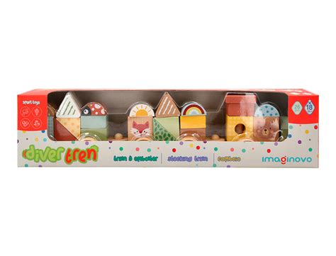 ZERO CONSUMIBLES, S.L | JUEGO INFANTIL IMAGINOVO MADERA TREN FIGURAS ...