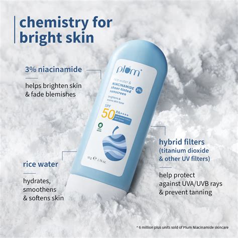 3% Niacinamide & Rice Water SPF 50 Sheer-Tinted Sunscreen