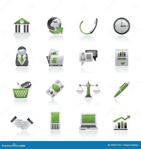 Office Objects Set Isolated On White Background. Working Space. Top ...