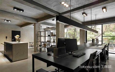 400平方办公室装修设计范例效果图 - 装修公司