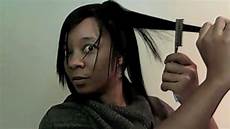 How To Style Hair by How To Cut Feather Your Bangs Layer Your Hair Pt 1 How To Style Hair