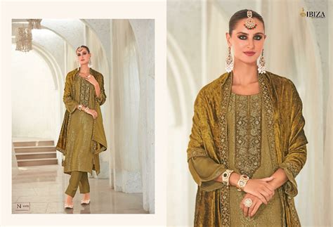 Ibiza Sadgi Wholesale Pure Gaji Silk With Neck Velvet Patch Winter ...