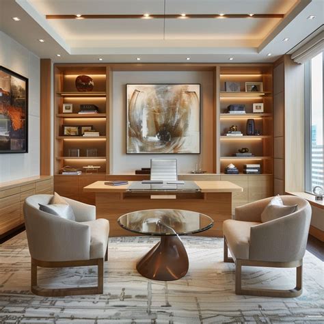 The Latest Trends in Modern Luxury CEO Office Design | FH | Home office ...