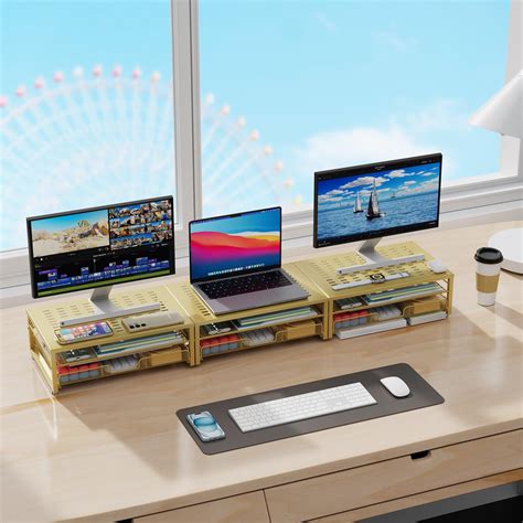 gianotter Computer Monitor Stand Riser, office India | Ubuy