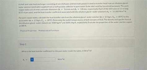 Image result for Heat Exchanger Sample Problem Shell and Tube