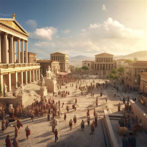 Ancient Greek City: Capturing the Essence of History