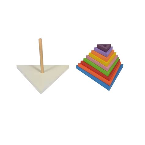 Buy Kidken Triangle Pyramids Stacker - SkilloToys.com
