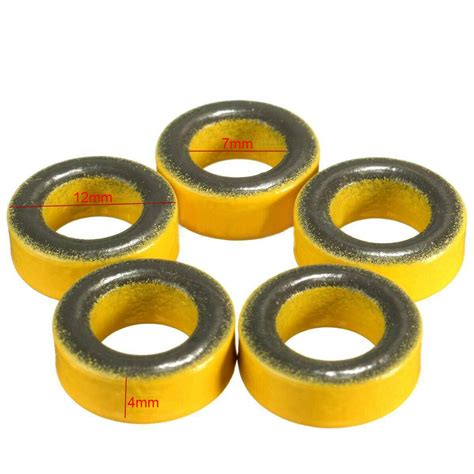 DBParts for 10 Piece T50-6 Iron Powder Toroidal Core T-50-6 Toroid USA ...