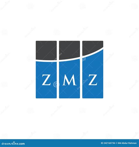 ZMZ Letter Technology Logo Design on White Background. ZMZ Creative ...