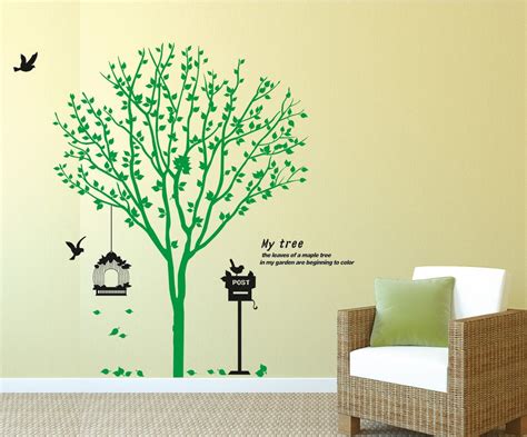 Decals Design 'Maple Tree with Quote' Wall Sticker (PVC Vinyl, 90 cm x ...