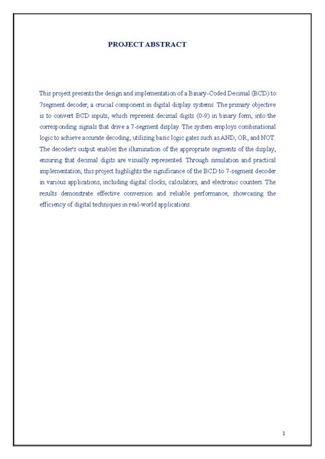 DTE report format final - PROJECT ABSTRACT This project presents the ...