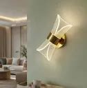 WL-5126 Modern Crystal Bow Wall Sconce – Gold Finish | Elegance Enterprises