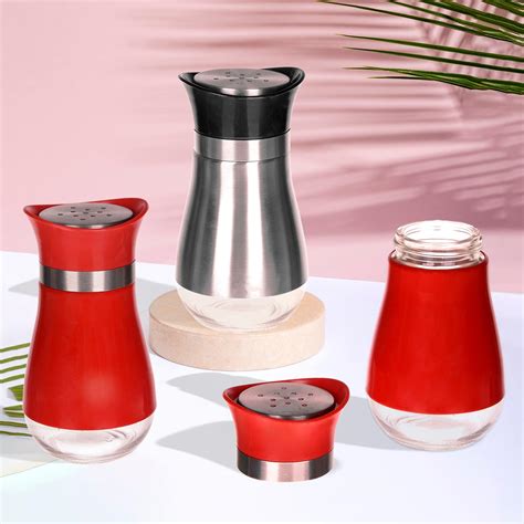 Kuber Industries Salt Shaker Box | Stainless Steel Pepper Shaker Box ...