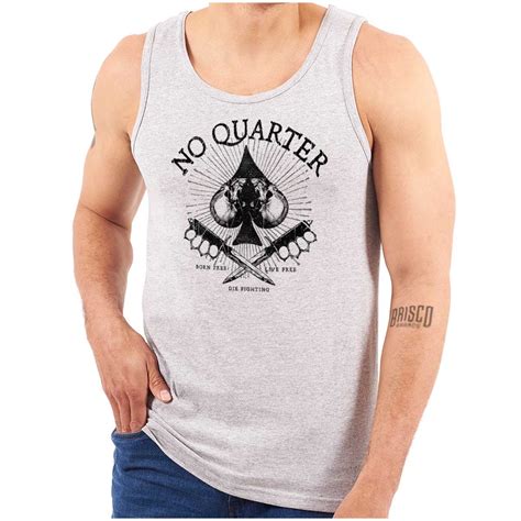 No Quarter Flag Mercy Defend Freedom Tank Top T Shirts Men Women Brisco ...