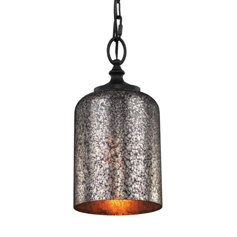 Feiss Hounslow Oil Rubbed Bronze Modern/Contemporary Mercury Glass Dome ...