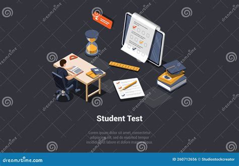 Education, Graduation, Student Test Concept. Happy Cheerful Boy Pupil ...