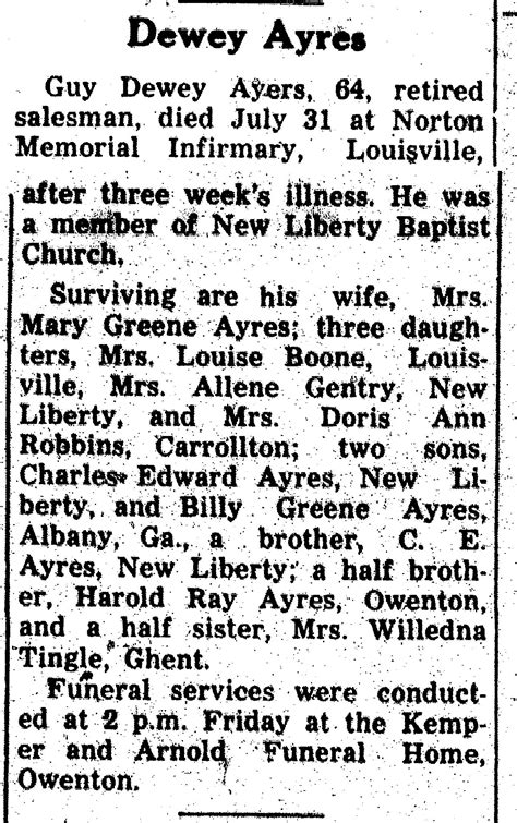 Carroll County Obituaries