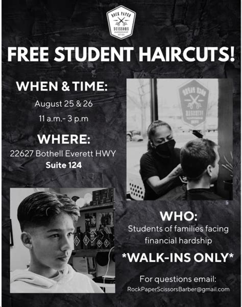 At Rock Paper Scissors Barbershop back to school haircut for kids in ...