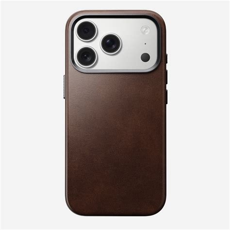 Modern Leather Case - iPhone 16 Pro Max | Black | Nomad Leather | NOMAD®