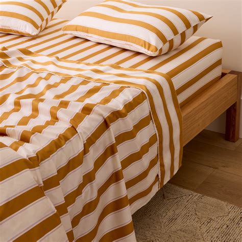 Eden Cotton - Kinley Stripe Bed Sheets | Sheet Society