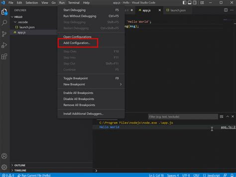 VS Code Debugger Tutorial 的图像结果