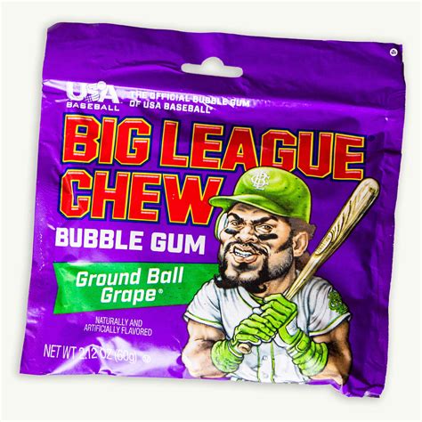Big League Chew Ground Ball Grape Bubble Gum 2.12oz – Noble Crunch