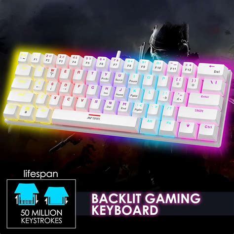 Ant Esports MK1200 Mini Wired USB Tenkeyless Gaming Keyboard Compatible ...