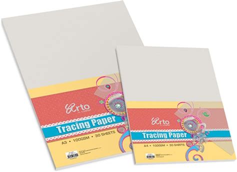 Campap Arto Tracing paper pack, 100 gsm, A1 size (10 sheets) - Pack of ...