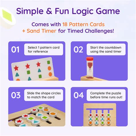 Buy TinkerBox Color and Pattern Sliding Puzzle Online | Cubelelo