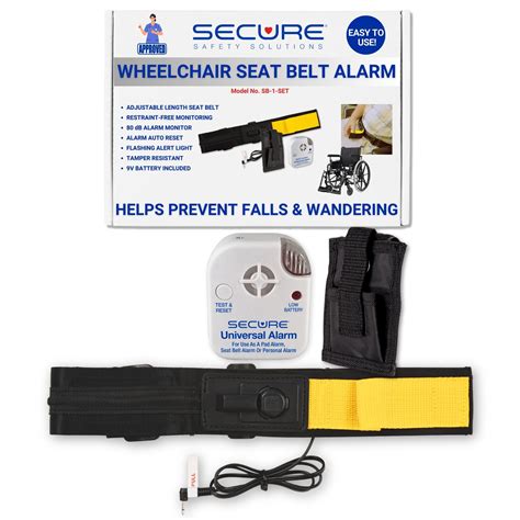 Secure Wheelchair Seatbelt Chair Alarm For Elderly Dementia Patients Non | Desertcart INDIA