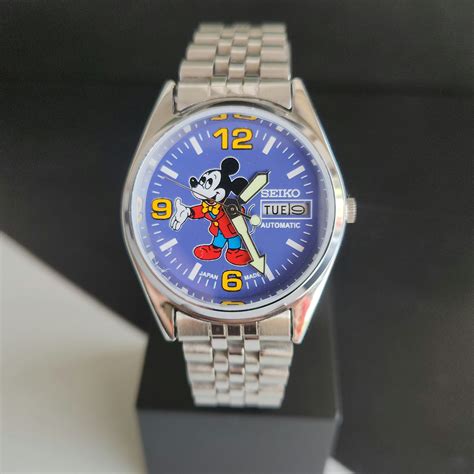 Vintage MOD Seiko 5 Automatic 23 Jewels Cal.6349 Sillver Face Repainte ...