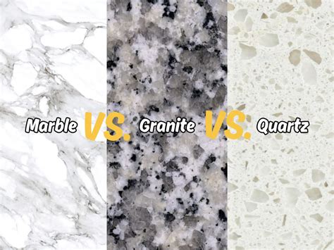 Marble vs Granite vs Quartz Price| A Complete Guide