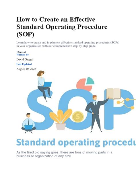 Image result for Standard Operating Procedure Creating