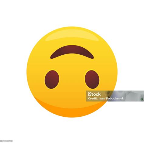 Upside Down Emoji Upside Down Smiley Emoji Stock Illustration ...