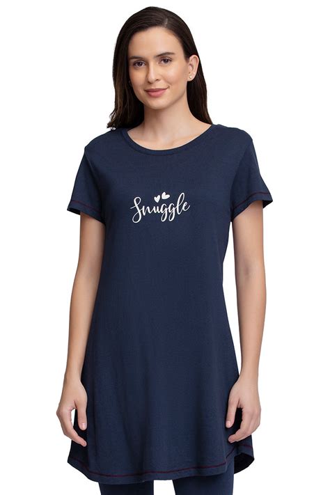 Buy Scoop Neck Sleep Tunic - Midnight | amanté