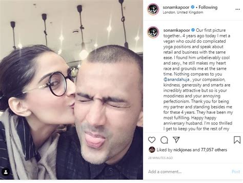 On second wedding anniversary, Sonam Kapoor shares first ever pic the ...