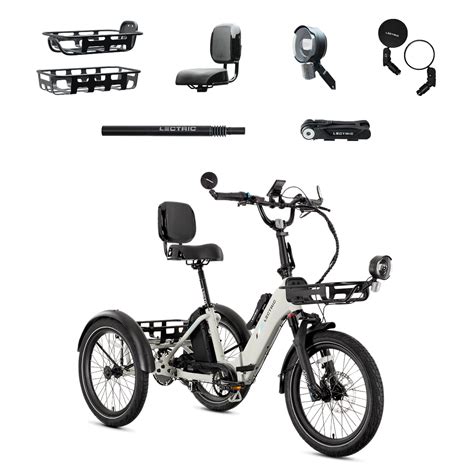XP Lectric eBikes - Trike2 750 Foldable Long-Range eBike + Cargo ...