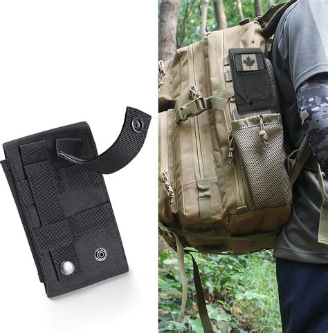 Heyqie Black Tactical Molle Waterproof Cellphone Pouch India | Ubuy