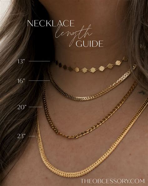 Necklace Length Guide | Necklace lengths, Necklace for neckline ...