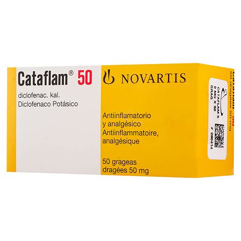 Comprar Cataflam Novartis 50 mg - Precio indicado por Unidad | Walmart El Salvador
