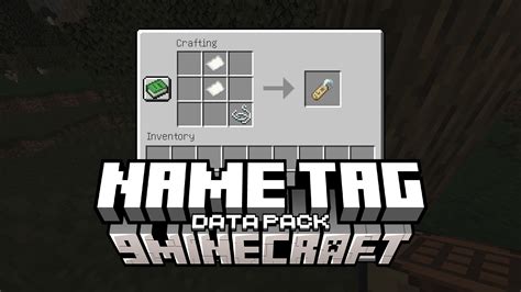 Name Tag Data Pack (1.21.1, 1.21) – Craftable Name Tags and Drops ...