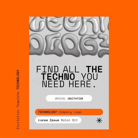 Technology Graphics for Invitation Card 的图像结果