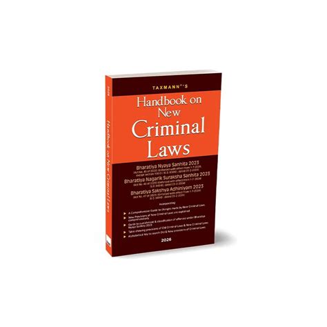 Taxmann Handbook on New Criminal Laws Edition Dec 2025