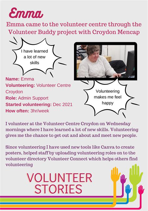 Emma's Story - Office Volunteer - Croydon Voluntary Action