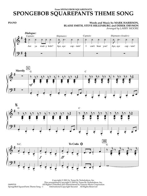 Spongebob Squarepants Intro Lyrics