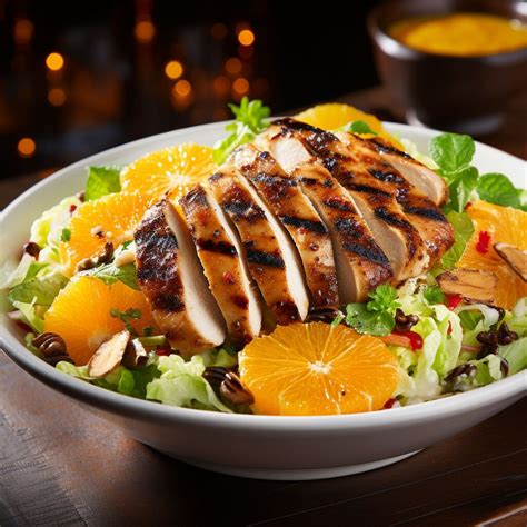 Grilled Chicken and Mandarin Orange Salad - Coolinarco.com
