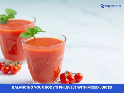 Balancing Your Body’s pH Levels with Mixed Juices