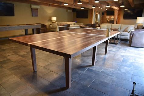 Custom Wood Ping Pong Table-table Tennis Table-conference Table-2-in-1 ...