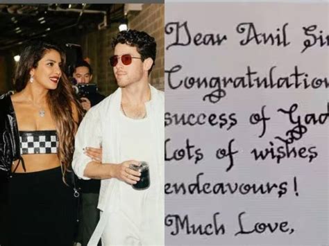 priyanka chopra nick jonas wished anil sharma or grand success of gadar ...